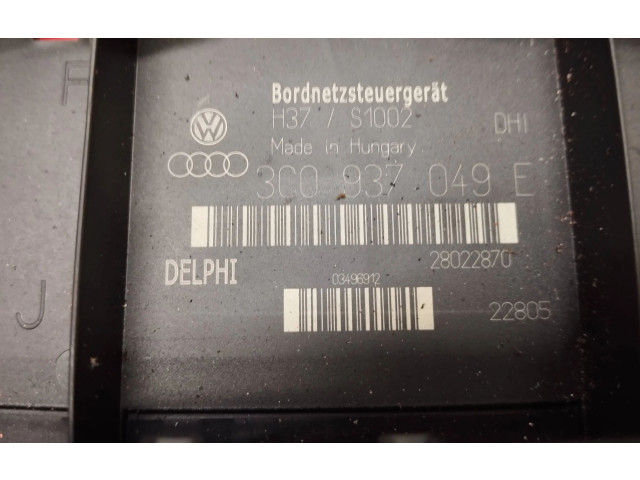 Блок предохранителей 3C0937049E, 28022870 Skoda Octavia Mk2 (1Z)