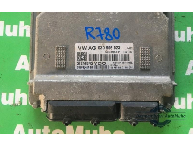Блок управления двигателем Блок управления 03D906023, 5WP4041404 Skoda Fabia Mk2 (5J)