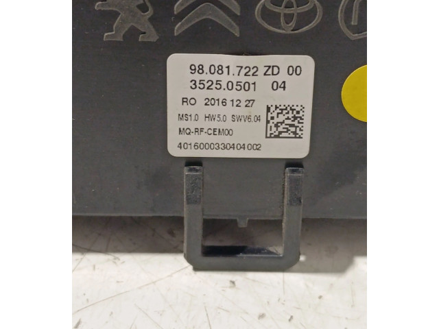 Блок управления кондиционера воздуха / климата/ печки (в салоне) 98081722ZD, 35250501   Peugeot Expert