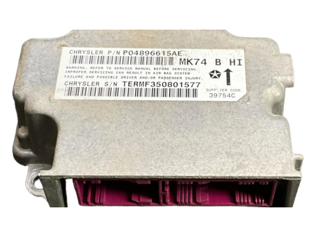 Блок подушек безопасности P04896615AE, 350801577 Jeep Patriot