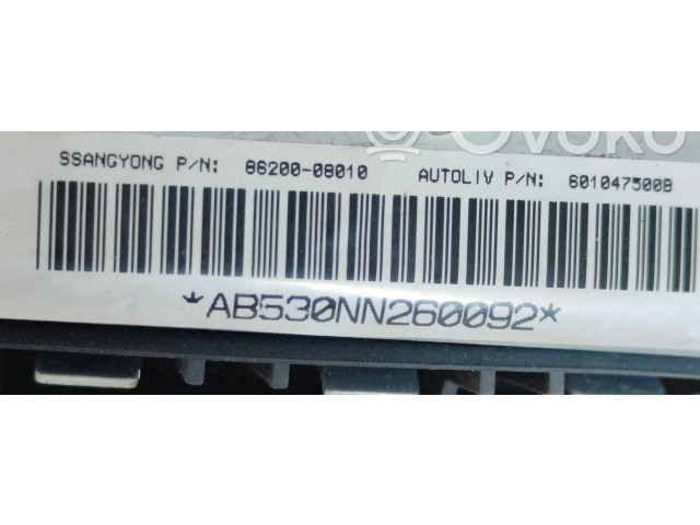 Подушка безопасности водителя 8620008010 SsangYong Rexton