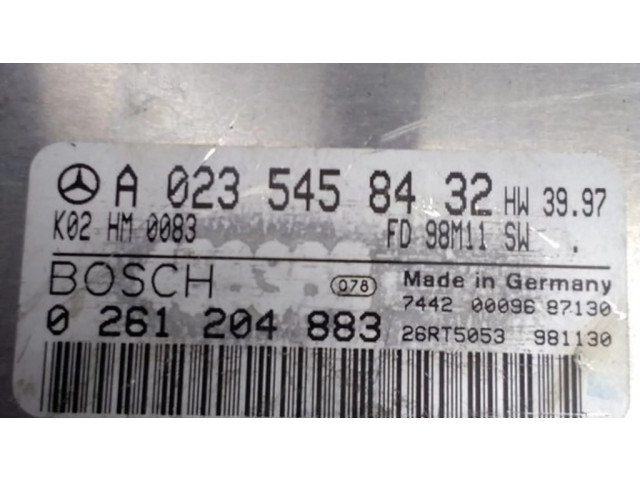 Řídící jednotka A0235458432, 0261204883 Mercedes-Benz E W210 2002