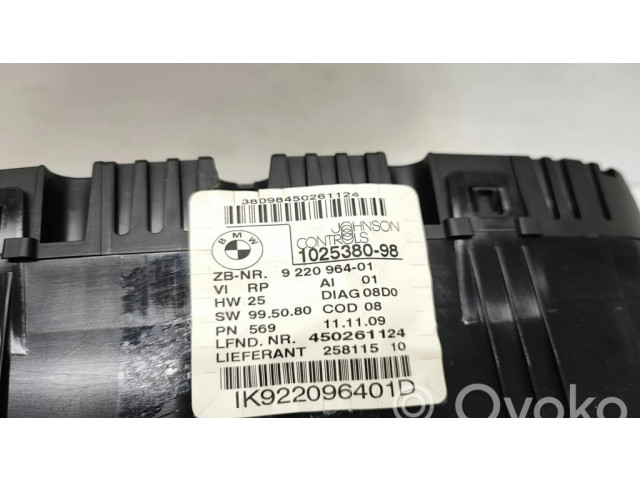 Přístrojová deska BMW X1 E84 2010 9220964