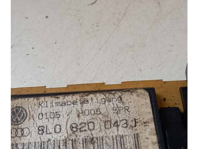 Блок управления климат-контролем 8L0820043J   Audi A3 S3 8L