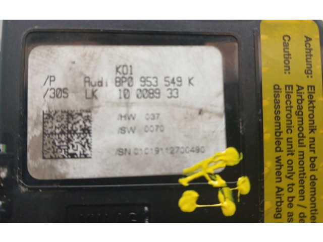 Блок управления двигателя 8p0953549k Audi A3 S3 8P