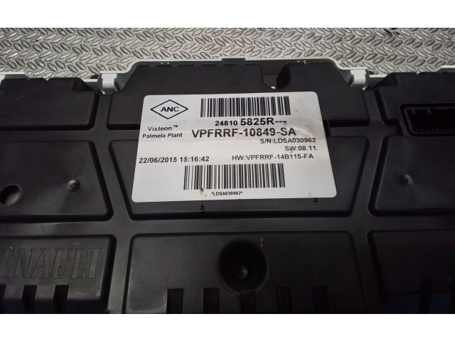 Спидометр (приборный щиток) 248105825R, VPFRRF10849SA Renault Trafic III (X82)