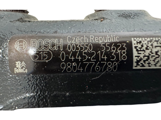 Топливная рампа 9804776780, 00355055623   Citroen C4 II Picasso   для двигателя BHY (DV6FD)