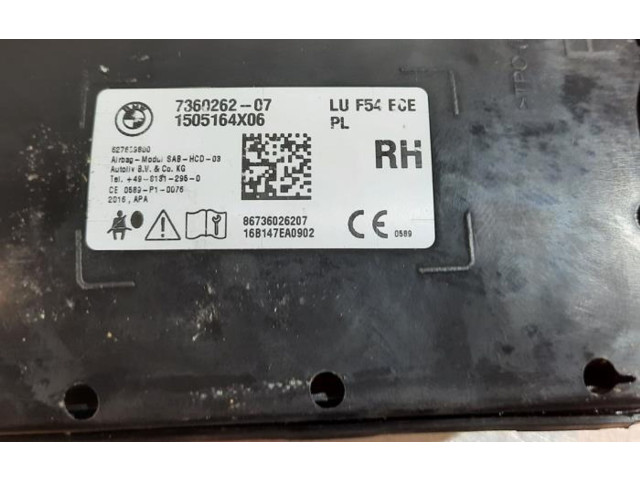 Подушка безопасности в сиденье 72127360262   Mini Clubman F54