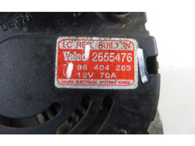 Генератор 2655476, 96404263   Chevrolet Aveo      