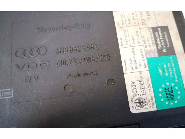 Блок комфорта 4b0962258d, 410215008005 Audi A6 S6 C5 4B