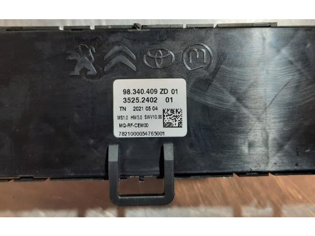 Блок управления климат-контролем 98340409ZD   Peugeot Partner III