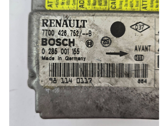 Блок подушек безопасности 7700426752b, 0285001155   Renault Clio II