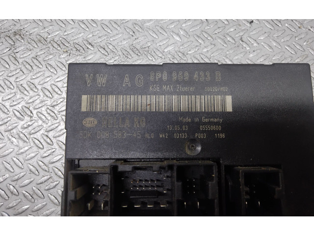 Блок комфорта 8P0959433B, 5DK00858345 Audi A3 S3 A3 Sportback 8P