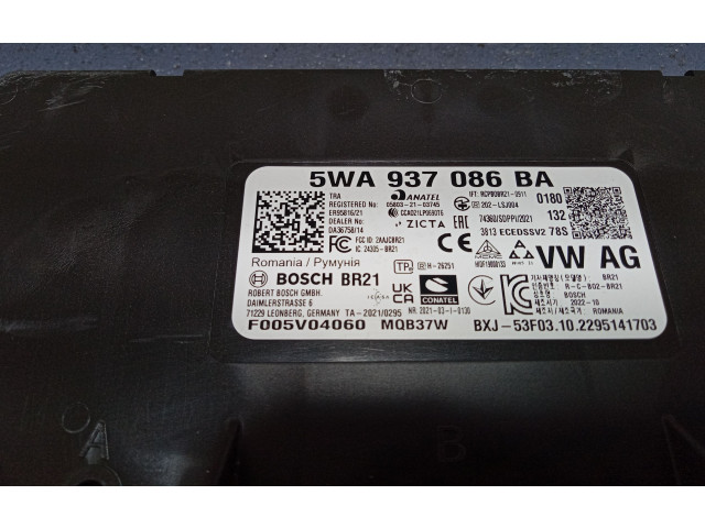 Блок комфорта 5WA937086BA, 5WA937086BA   Skoda Octavia Mk4   