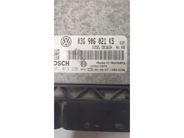 Блок управления двигателя 03G906021KS, 1039S15974 Volkswagen Golf Plus