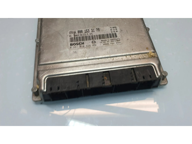 Блок управления двигателя A0001533179, 0281010426 Mercedes-Benz A W168