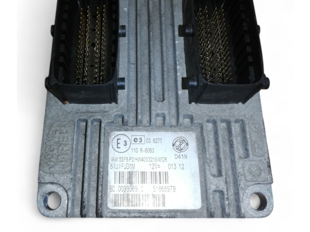 Řídící jednotka 51868979, 350A1000   Fiat Punto Evo 2012