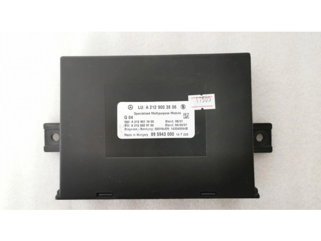 Блок комфорта 2129003806, A2129003806   Mercedes-Benz B W246 W242   