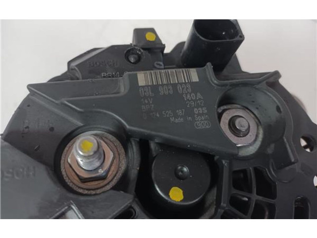 Генератор 03l903023, 0124525187 Audi Q3 8U