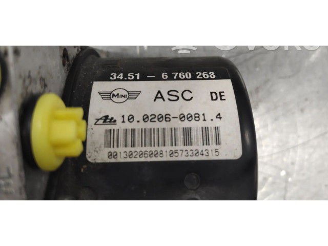 Блок АБС 34516760268, 2460458   Mini  One - Cooper R50 - 53  2001 - 2006 года