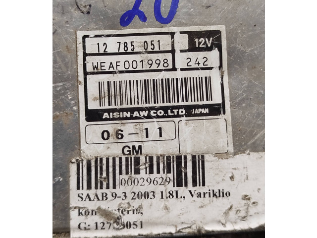 Блок управления коробкой передач 12785051, WEAF001998 Saab 9-3 Ver2