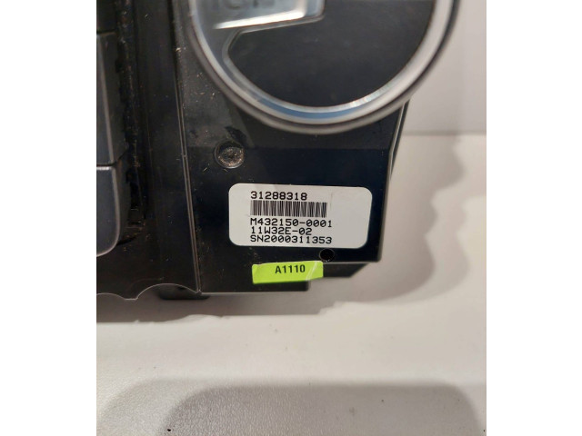 Блок управления климат-контролем 31288318, M4321500001 Volvo S60