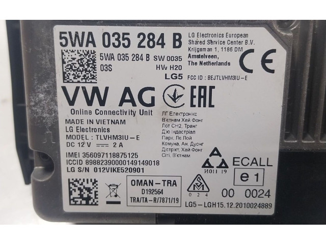 Блок управления 5WA035284B, 5WA035284B Skoda Karoq