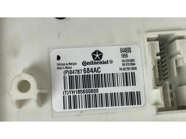 Блок комфорта 670100601, 04787684AC Maserati Levante