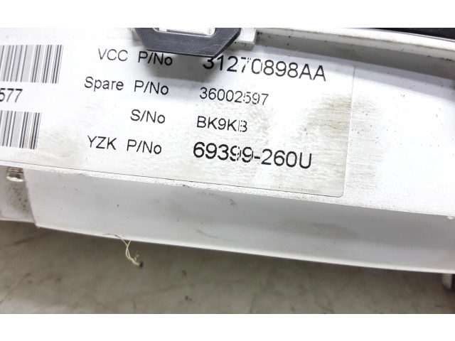Панель приборов 31270898, 31270898AA Volvo V70