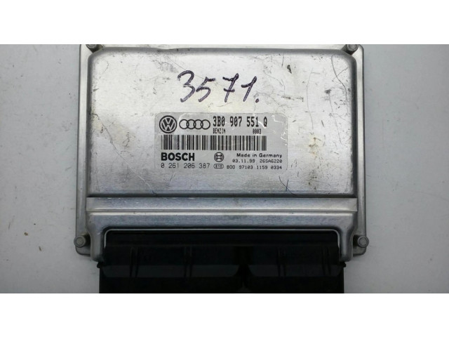 Řídící jednotka 3B0907551Q, 0261206387 Audi A4 S4 B5 8D 2000