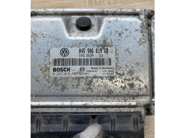 Řídící jednotka 045906019AB, 0281010503   Volkswagen Polo III 6N 6N2 6NF 1995