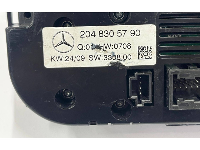 Блок управления климат-контролем A2048305790, 330800   Mercedes-Benz GLK (X204)