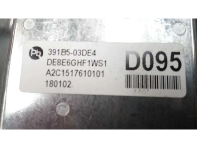 Блок управления двигателя 391B103DE4, A2C1797520101 KIA Niro