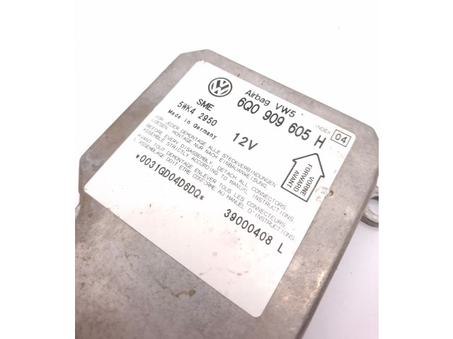 Блок подушек безопасности 6Q0909605H, 5WK42950 Skoda Fabia Mk1 (6Y)