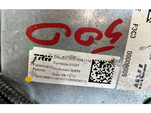 рейка Колонка рулевая 00519561110, 00519561110 Fiat 500L 2013 - года