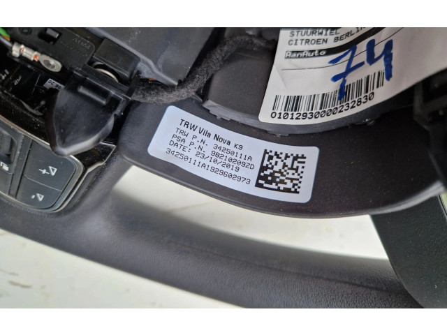 Volant Citroen Berlingo 2022 98210209ZD  