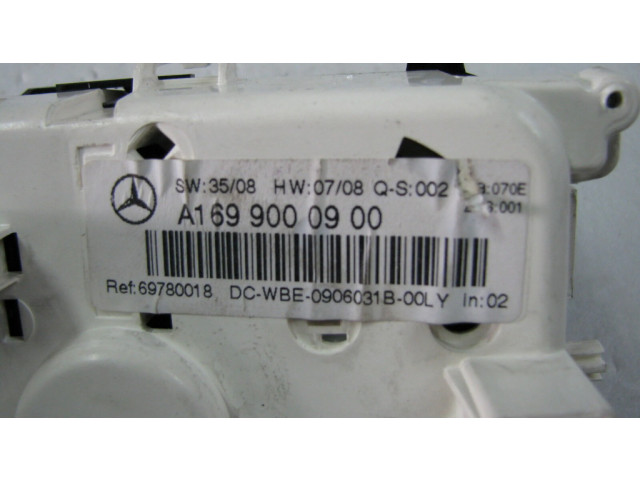 Блок управления климат-контролем A1699000900   Mercedes-Benz A W169