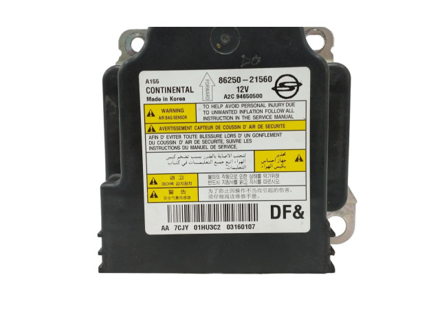 Блок управления надувных подушек SsangYong Rodius - года 8625021560, A2C94650500