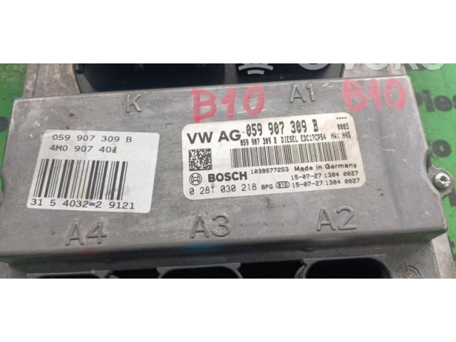Řídící jednotka 0281030218, 059907309B   Audi Q7 4L 2007