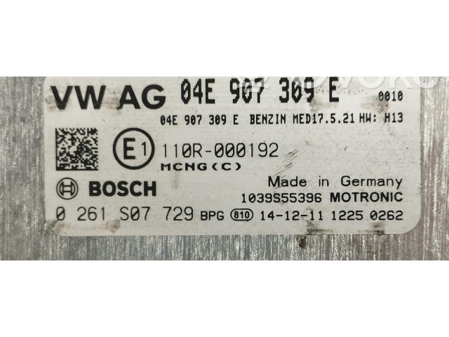 Комплект блоков управления 04E907309E, 04E907309E Skoda Octavia Mk3 (5E)