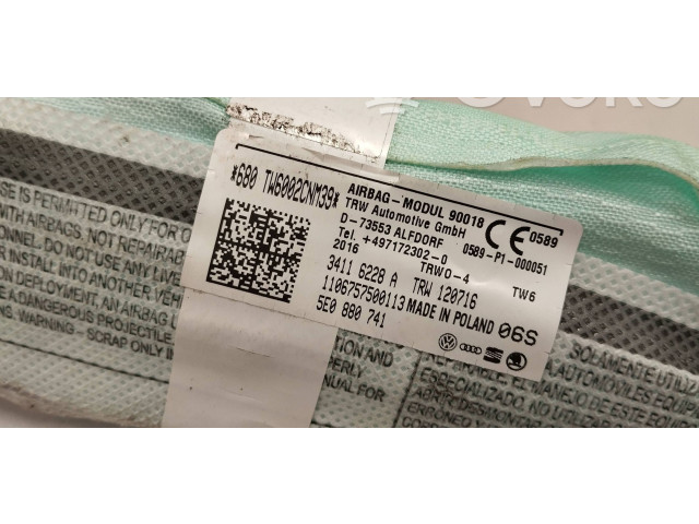 Боковая подушка безопасности 5e0880741   Skoda Octavia Mk3 (5E)