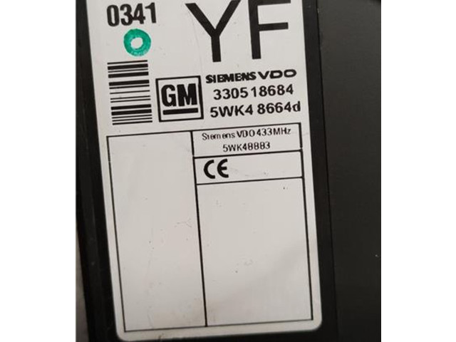 Блок управления 13111111YF, 13111111YF   Opel Corsa C