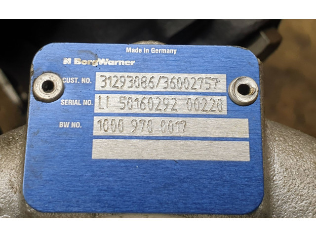 Turbodmychadlo Турбина 10009700017, 31293086 Volvo XC60