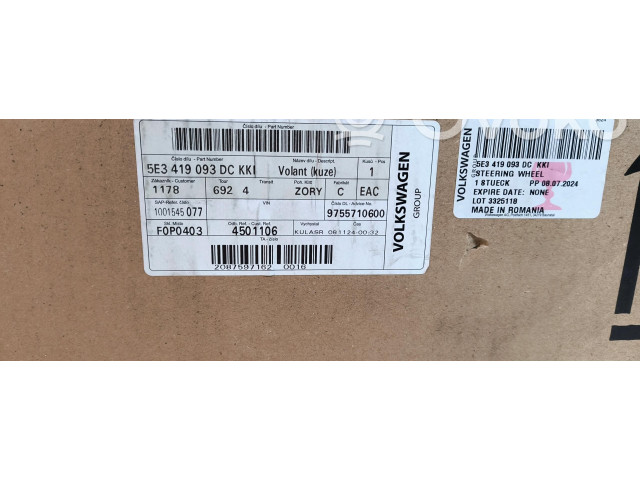 Руль Skoda Fabia Mk4 (6VA)  2021 -  года 5E3419093      