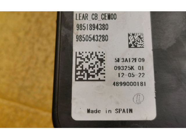 Блок управления центрального замка 9850543280, 9851894380 Peugeot 308