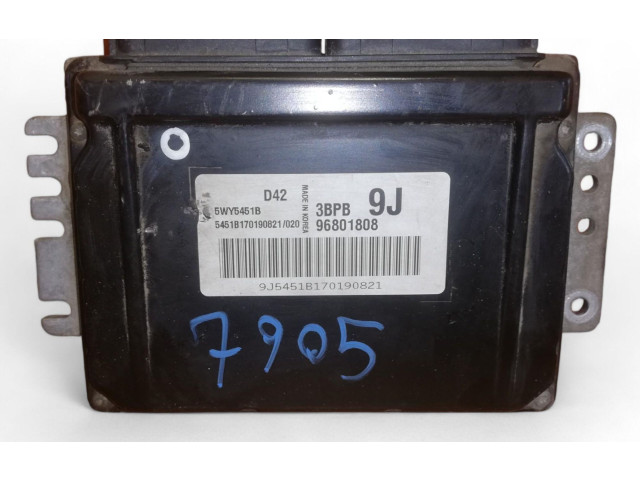 Блок управления двигателя 96801808, 96801808   Chevrolet Matiz