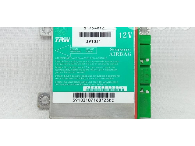 Блок управления надувных подушек 51795431, 51754872   Fiat Grande Punto