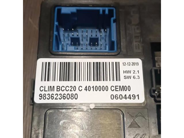 Блок управления климат-контролем 9836236080   Peugeot 2008 II