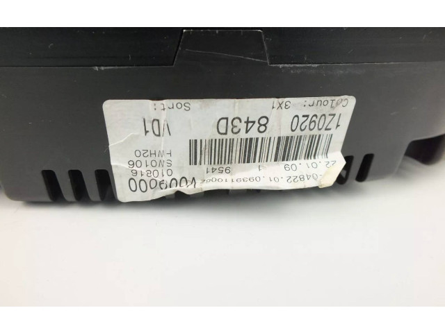 Панель приборов 1Z0920843D Skoda Octavia Mk2 (1Z)