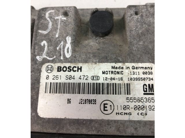 Řídící jednotka 55565365, 0261S04472 Opel Zafira C 2011